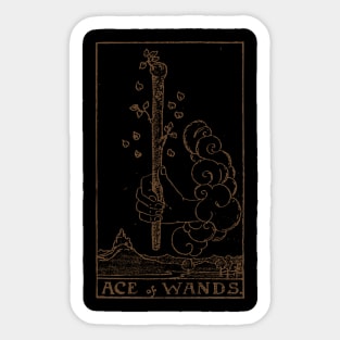 Ace of Wands Sticker